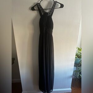 Xscape by Joanna Chen Long Gown ( Wedding, Prom, Evening) size 4P ( petite) BLUE